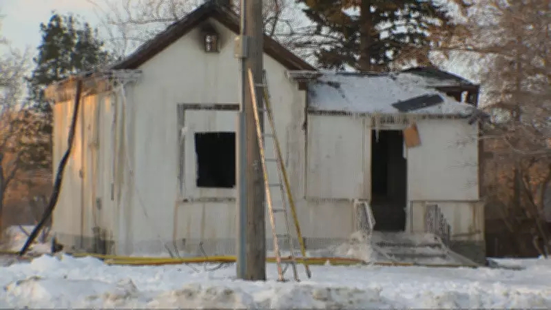 Winnipeg Firefighter Injured Battling Blaze at Vacant Elmwood Bungalow