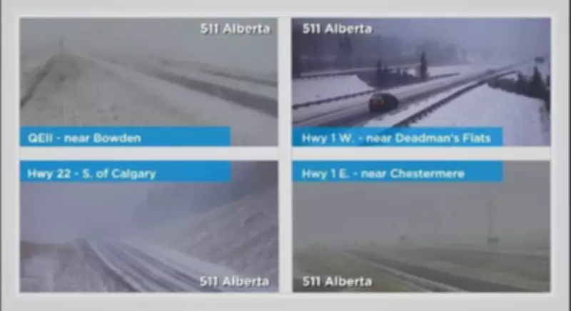 Winter Storm Warnings Blanket Southern Alberta as Frigid Conditions Return