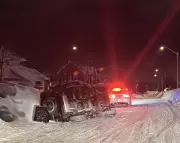 Barrie Vehicle Rollover: Occupants Escape Injury After Hitting Snowbank