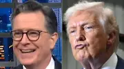 Colbert Mocks Trump's 'Dribble-Cup' Gaza Speech and Epstein Ties
