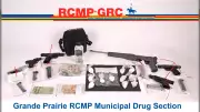 Grande Prairie Police Seize Drugs, Guns, Money in Major Bust, Three Residents Charged