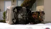Medical Emergency Leads to Car Crashing into Saskatoon Residence