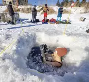 Montreal's Polar Bear Club Braces for Freezing Rain Amid Icy Swims