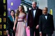 Prince William and Kate Show United Front in Coordinated BAFTA Outfits