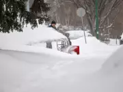 Saskatchewan Residents Dig Out After Major Snowstorm Hits Province