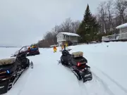 Snowmobiler Seriously Injured in Major Ice Rescue Operation Near Midland, Ontario