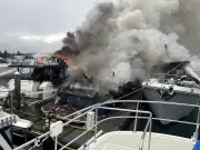 Vancouver Fire Chief: Cause of Yacht-Sinking Blaze at Sidney Marina May Remain Unknown