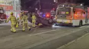 Vancouver Police Investigate Major Intersection Rollover Crash