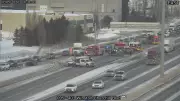 Westbound Hwy 401 Collector Lanes Shut at Winston Churchill After Collision