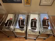 Windsor Regional Hospital Continues Super Bowl Tradition with Football Cocoon Gifts for Newborns