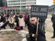 Winnipeg Protesters Rally in Solidarity with Minnesota Over ICE Demonstrations