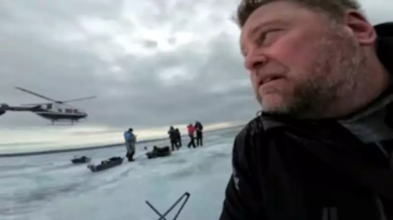23 Ice Anglers Rescued by Helicopter After Becoming Stranded on Ice Floe Near Owen Sound