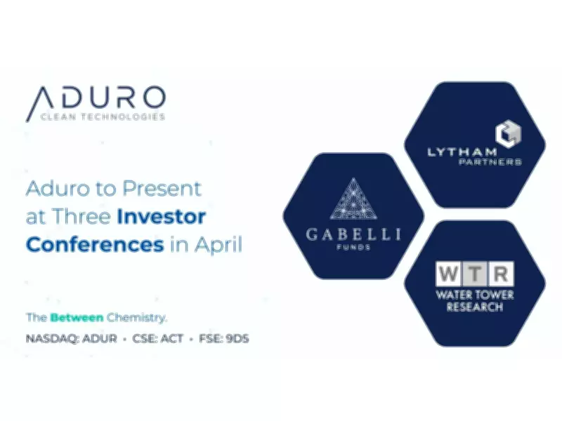 Aduro Clean Technologies to Present at Three Investor Conferences in April 2026