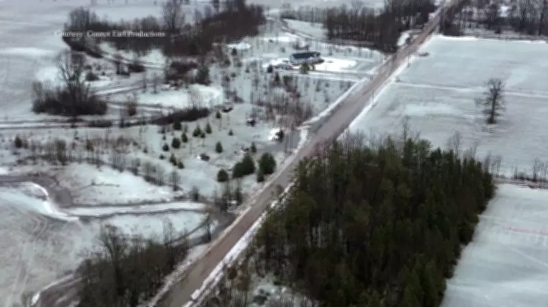 Aerial Footage Reveals Widespread Flooding in Orillia and Severn, Ontario