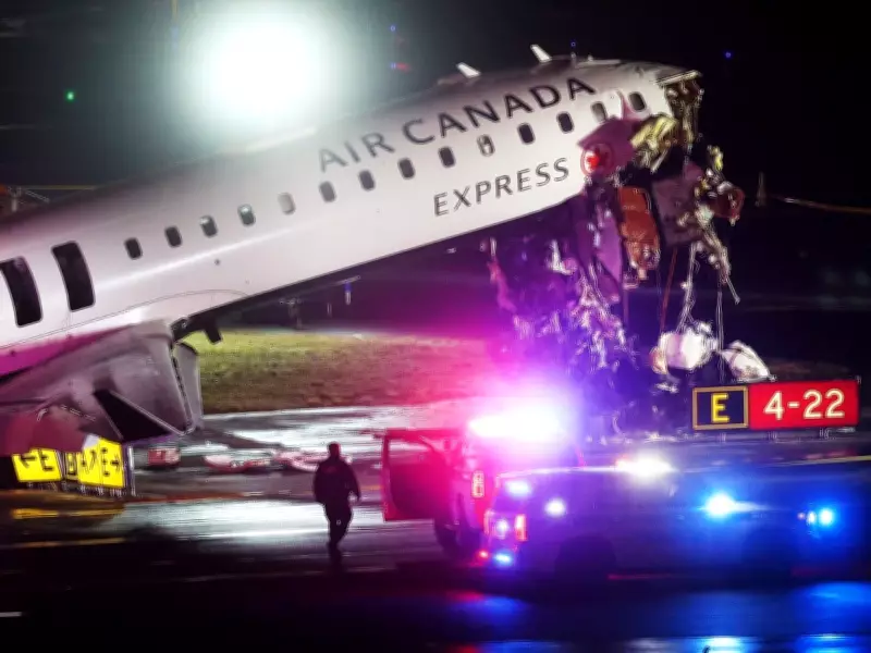Air Canada Express Crash at LaGuardia Kills Two Pilots, Injures Dozens