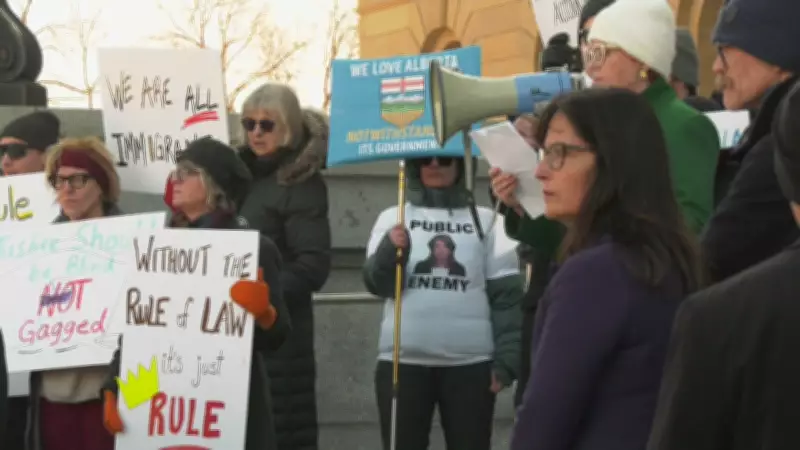 Alberta Legal Groups Protest UCP Government Over 'More Power, Less Accountability'