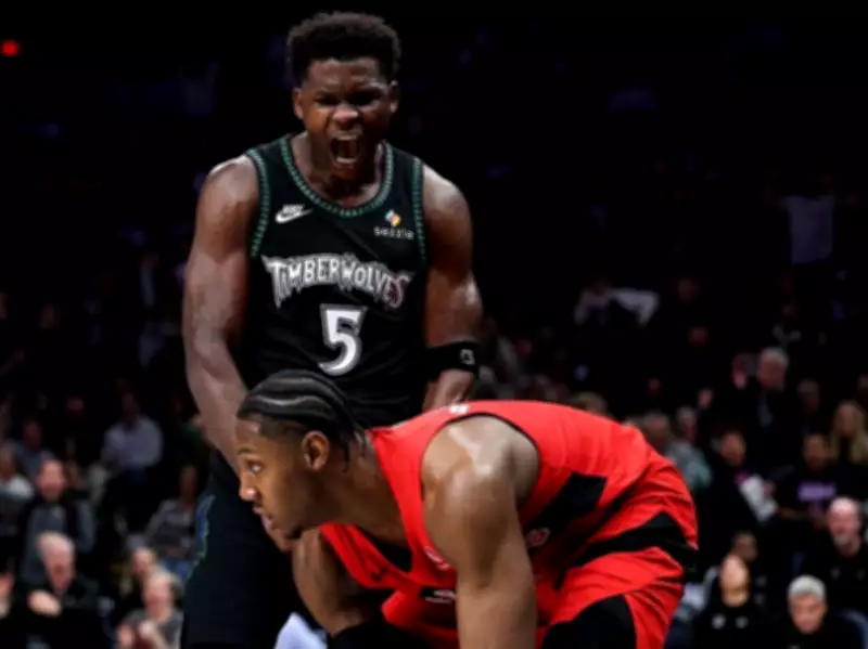 Anthony Edwards' Electrifying Dunk Powers Timberwolves Past Raptors in 115-107 Victory