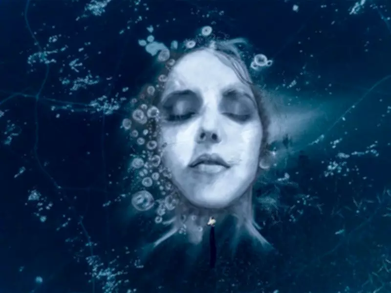 Artist Battles Chinook Winds to Create Ephemeral Ice Portraits on Alberta's Abraham Lake