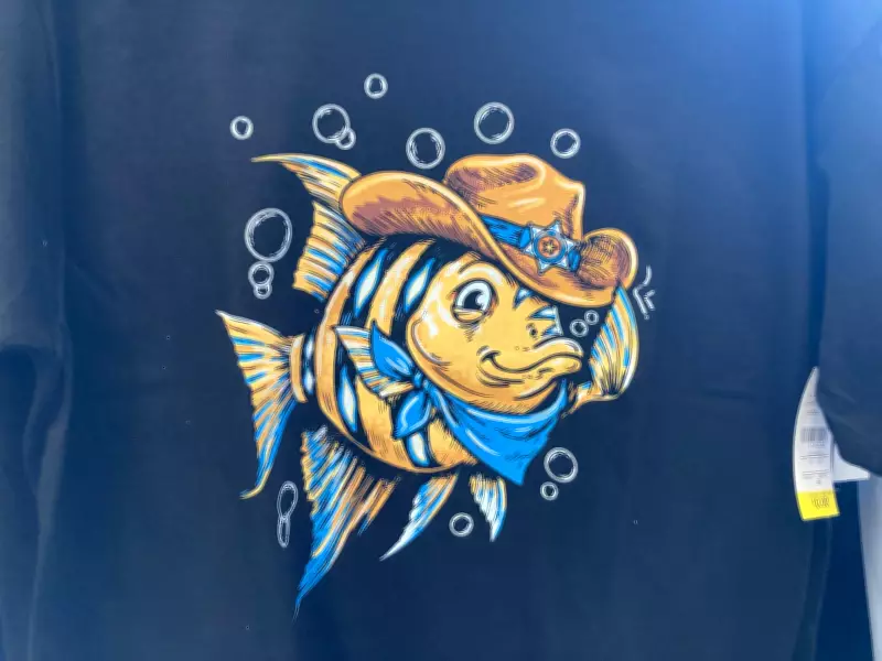 Barrie Fourth-Grader's Angel Fish Cowboy T-Shirt Design Hits Giant Tiger Shelves