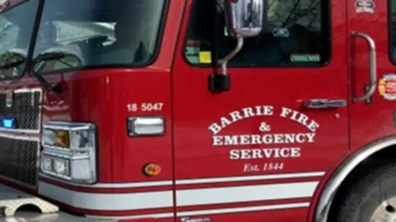 Barrie Overnight Garage Fire Deemed Non-Suspicious After Investigation
