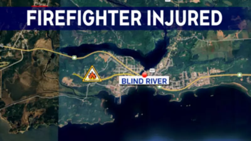 Blind River Firefighter Treated for Minor Injuries After House Fire