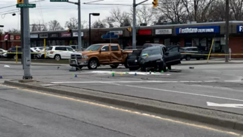 Brantford Police Investigate Serious Crash at North Park and Charing Cross Intersection