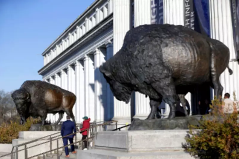 Bronze Bison Statues Unveiled at Smithsonian for America's 250th Birthday