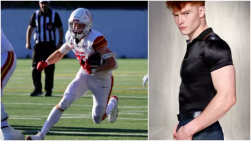 Calgary Dinos Football Star Gavin Weiss Walks Milan Fashion Runway