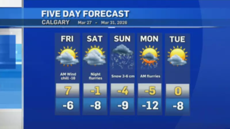 Calgary Endures Persistent Snowfall as Southern Alberta Faces Chilly Conditions