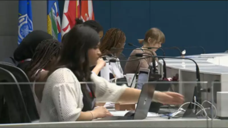 Calgary High School Students Engage in Model City Council Meeting Through She Governs Initiative