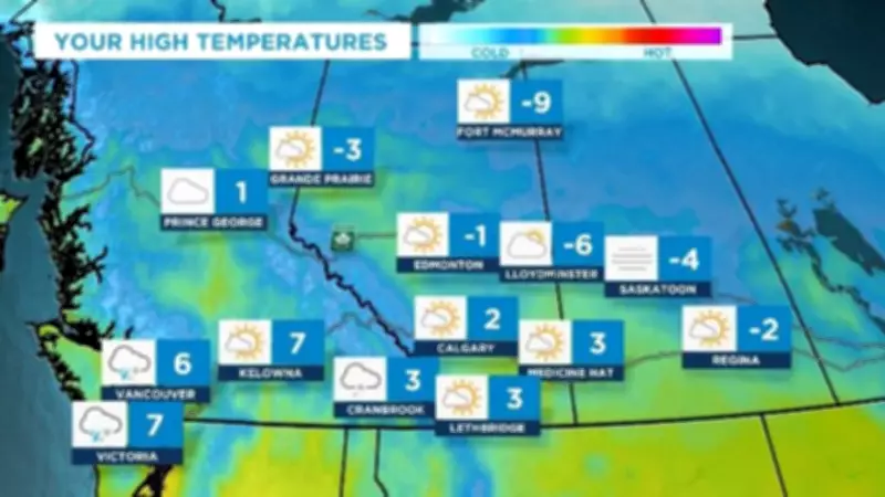 Calgary to Enjoy Sunny and Seasonal Weather on Tuesday, Forecast Predicts