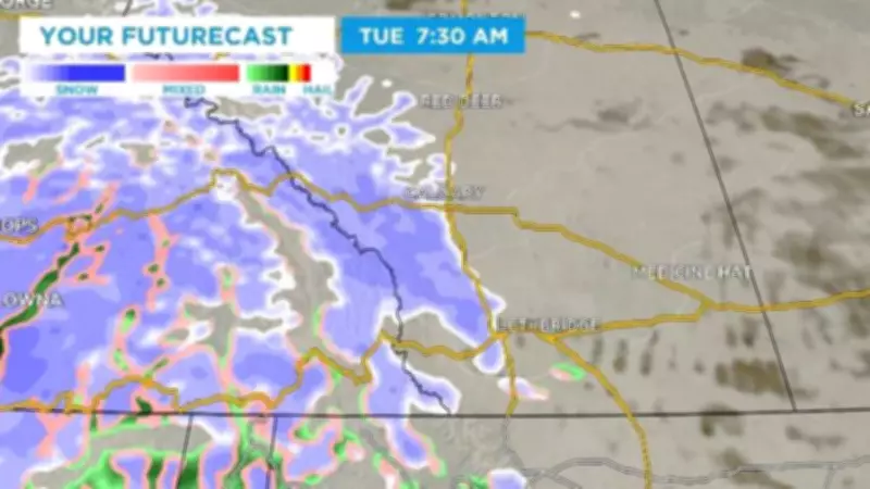Calgary Weather Shift: Warm Monday Gives Way to Snow by Tuesday
