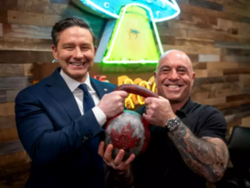 Calgary's Black Box Customs Crafted Pierre Poilievre's 70-Pound Gift to Joe Rogan