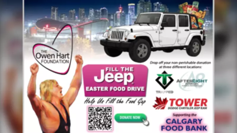 Calgary's Fill the Jeep Food Drive Aims for Another 3,000-Pound Donation Goal
