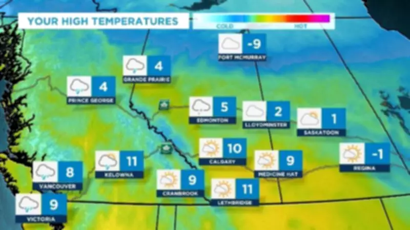 Calgary's Weekend Weather: Mild Start, Snow Returns by Sunday