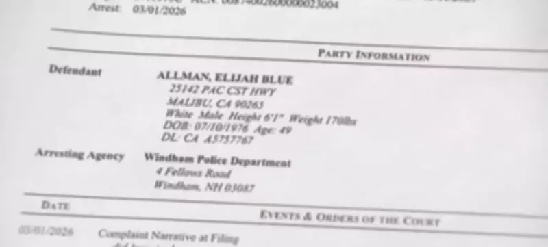 Cher's Son Elijah Allman Arrested Again in New Hampshire for Alleged Break-In
