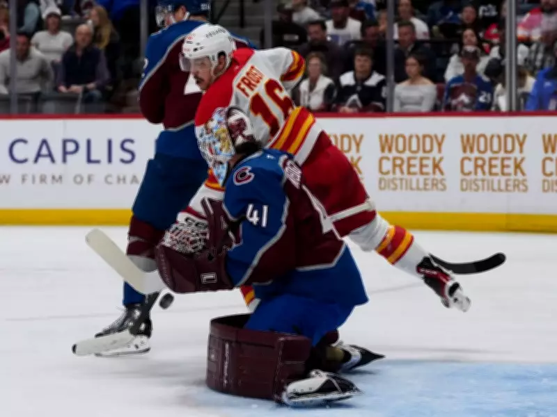 Colorado Avalanche Crush Calgary Flames 9-2, Ending Hot Streak in Humbling Loss