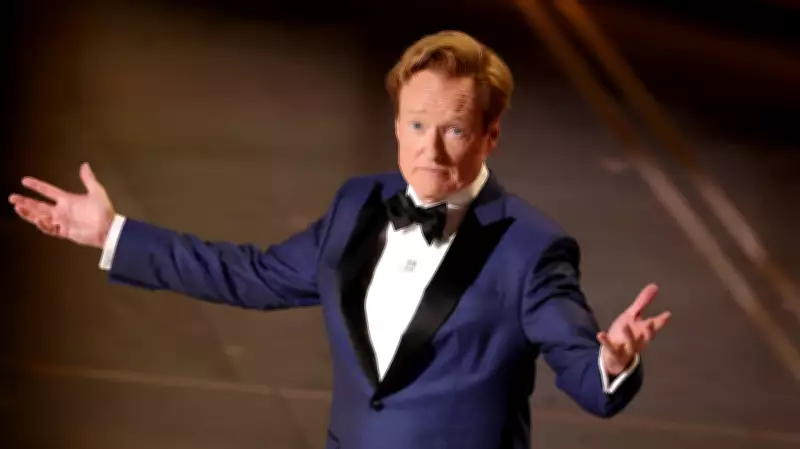 Conan O'Brien's Oscars Monologue Takes Aim at Trump-Epstein Ties