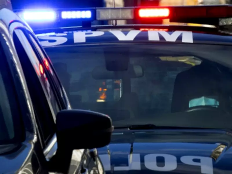 Critical Collision: Driver Hospitalized After Car Hits School Bus in Saint-Léonard