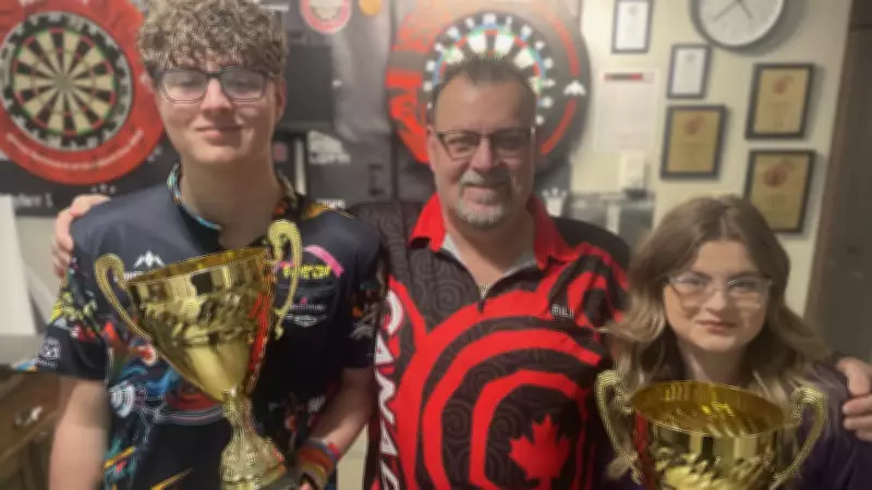 Dart-Throwing Family from British Columbia Triumphs on Global Stage