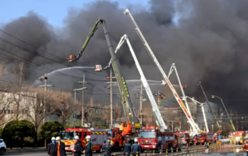 Deadly Factory Fire in South Korea Claims at Least 10 Lives