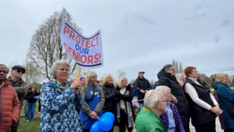 Delta Residents Rally for Seniors' Care Funding, Denounce Broken Promises