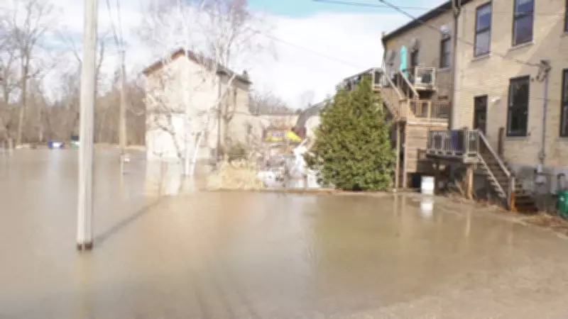 Downtown Ayr Faces Dual Crises: Fire Aftermath and Flooding Fallout