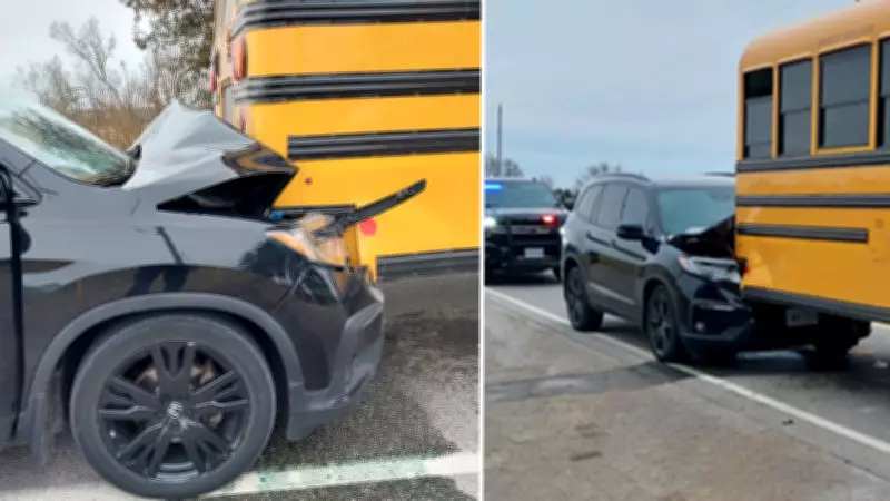 Driver Charged After Collision with School Bus Carrying Children in Brant County