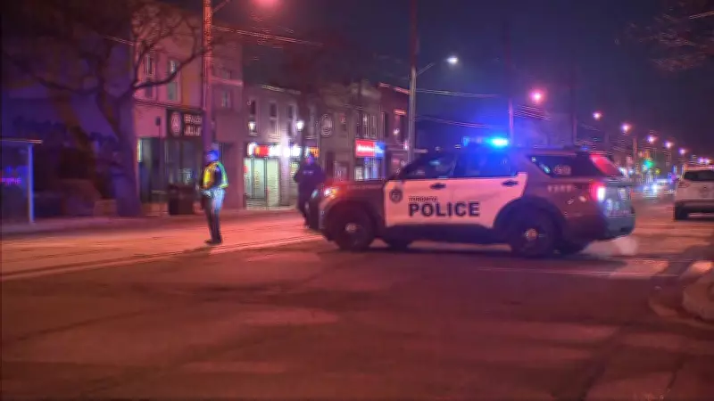 Driver Fleeing Etobicoke Shooting Crashes into Fence and Escapes on Foot