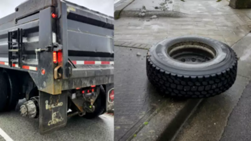 Dump Truck Tire Incident Disrupts Metro Vancouver Traffic, Police Report
