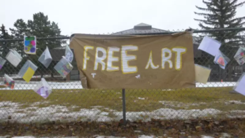 Edmonton Elementary Students Lead Initiative to Spread Joy Through Free Art