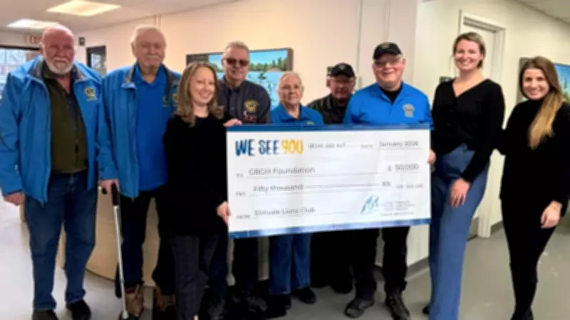 Elmvale Lions Club Donates $50,000 to Georgian Bay General Hospital Campaign