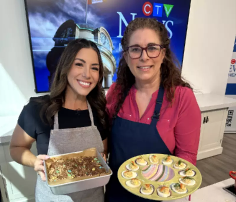 Emily Richards' Spring Recipes: Smoked Salmon Eggs & No-Bake Chocolate Squares