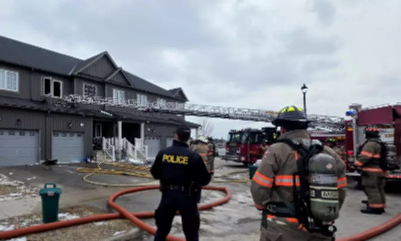 Fergus Fire Incident: No Injuries Reported After Courtney Street Blaze